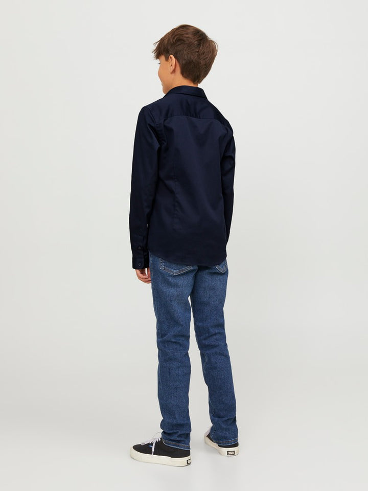 Jprparma Shirt L/s Noos Jnr - Navy