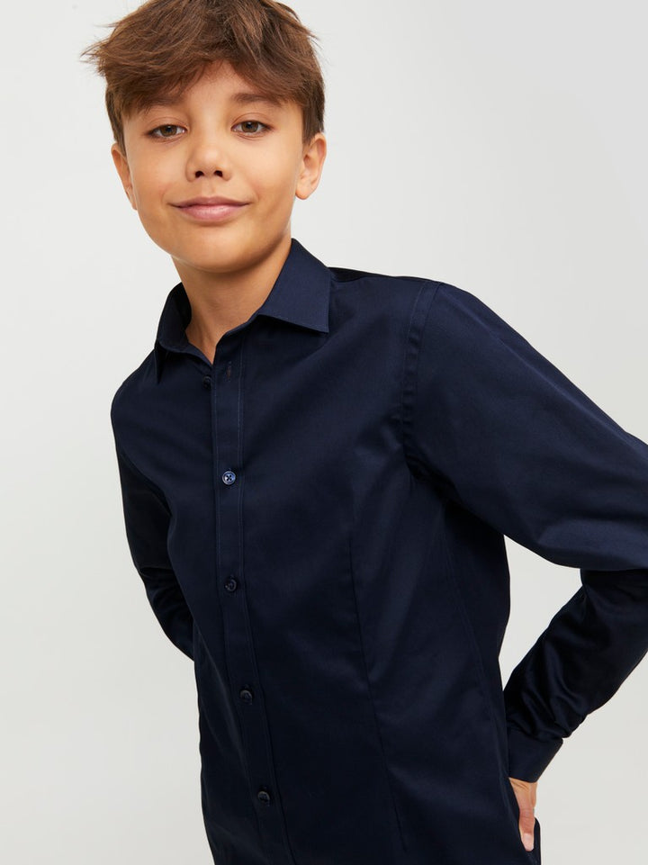 Jprparma Shirt L/s Noos Jnr - Navy