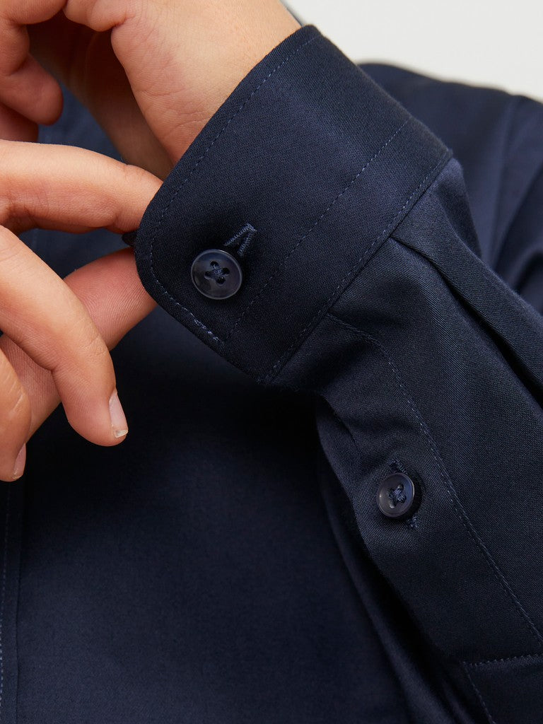 Jprparma Shirt L/s Noos Jnr - Navy