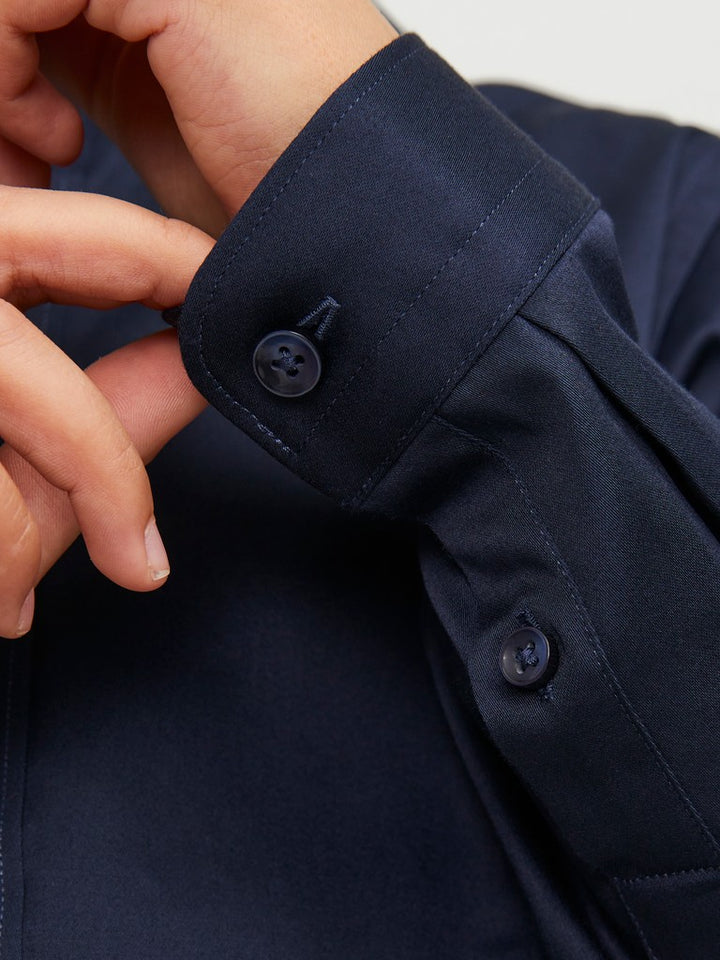 Jprparma Shirt L/s Noos Jnr - Navy