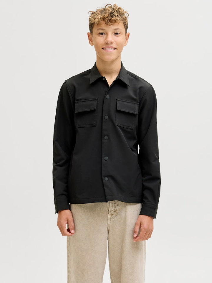Jcopoint Commute Travel Shirt Bf Jnr - Zwart