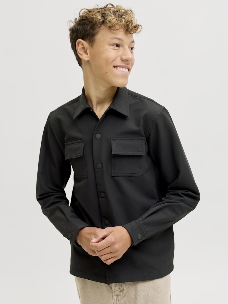 Jcopoint Commute Travel Shirt Bf Jnr - Zwart
