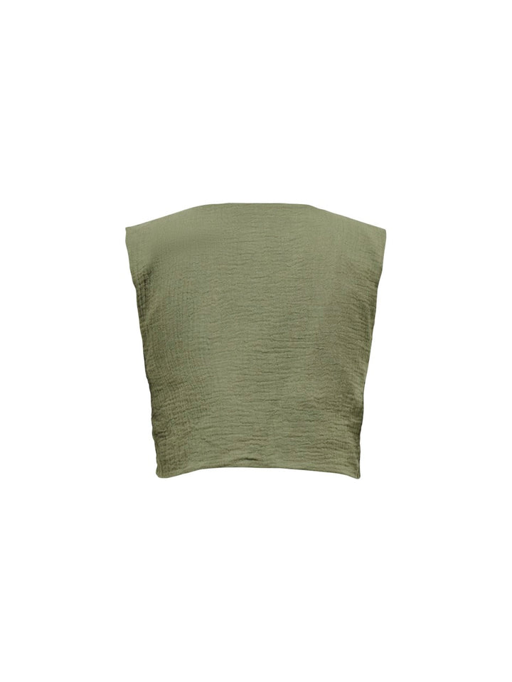 Only gilet dames Thyra groen dessin