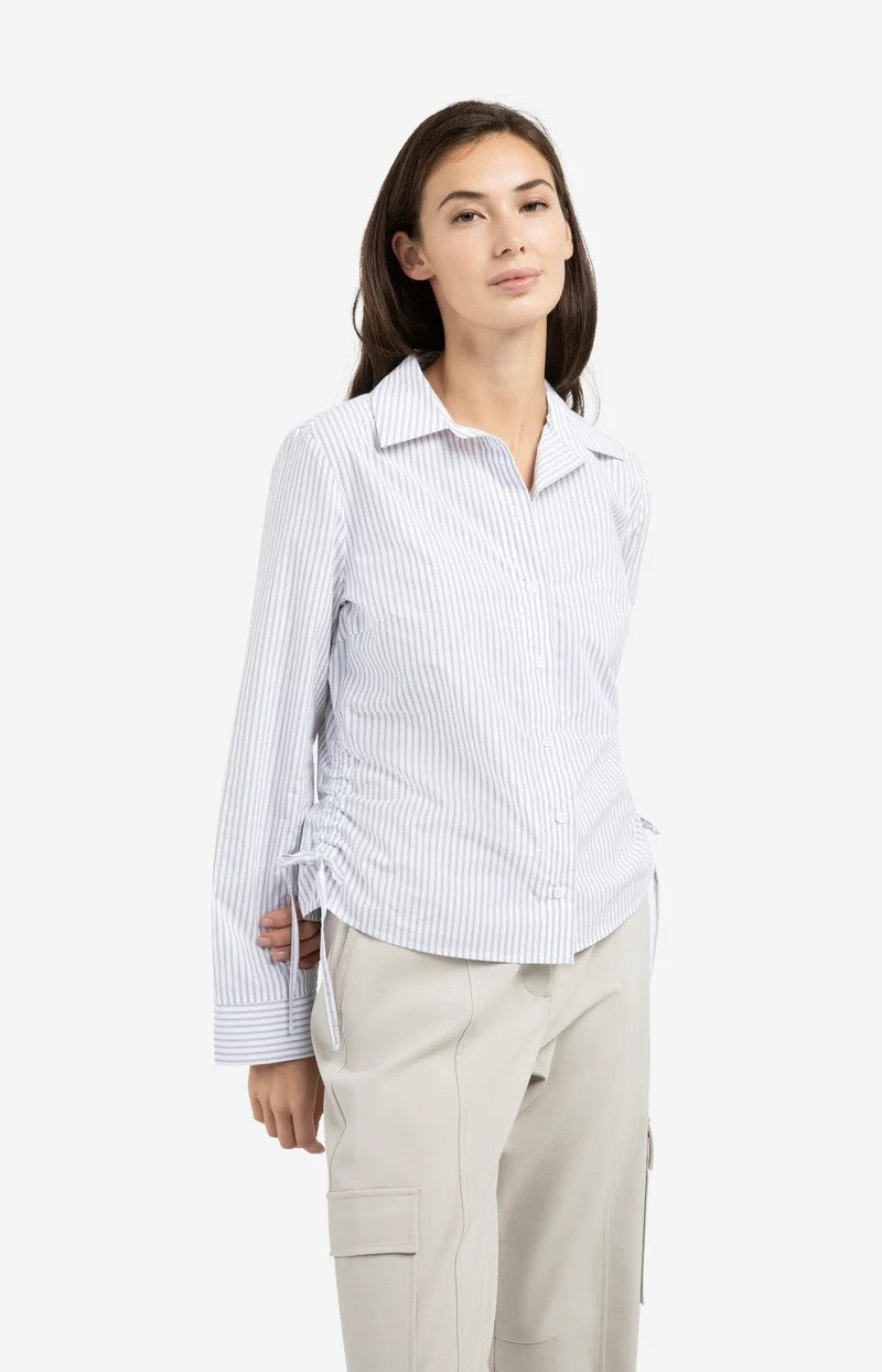 YAYA Women blouse l/m wit dessin – dames