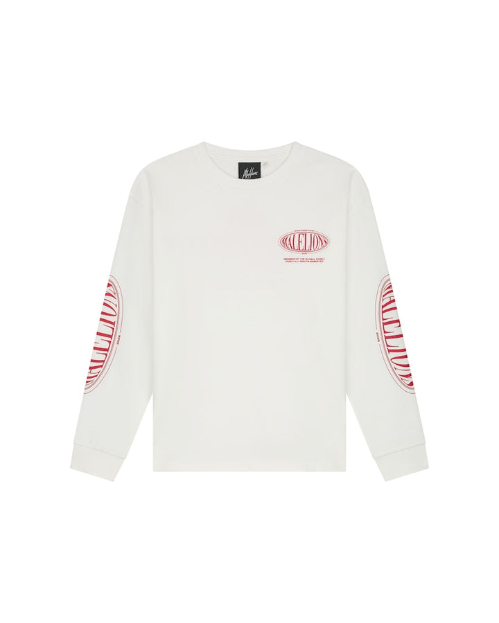 Relaxed Life Style L/s T-shirt - Off-white