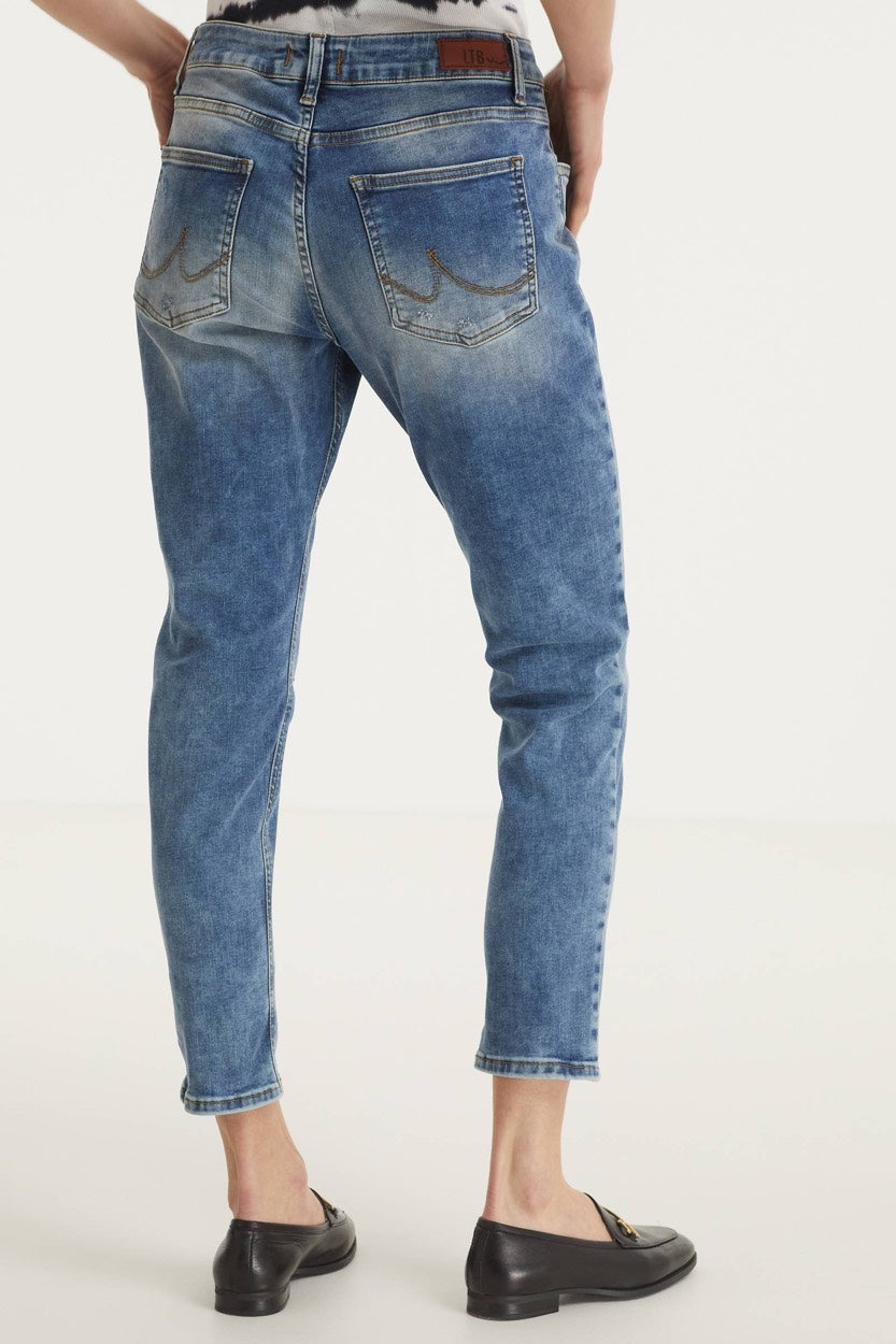 LTB dames 50869 Mika jeans boyfriend fit – blue denim