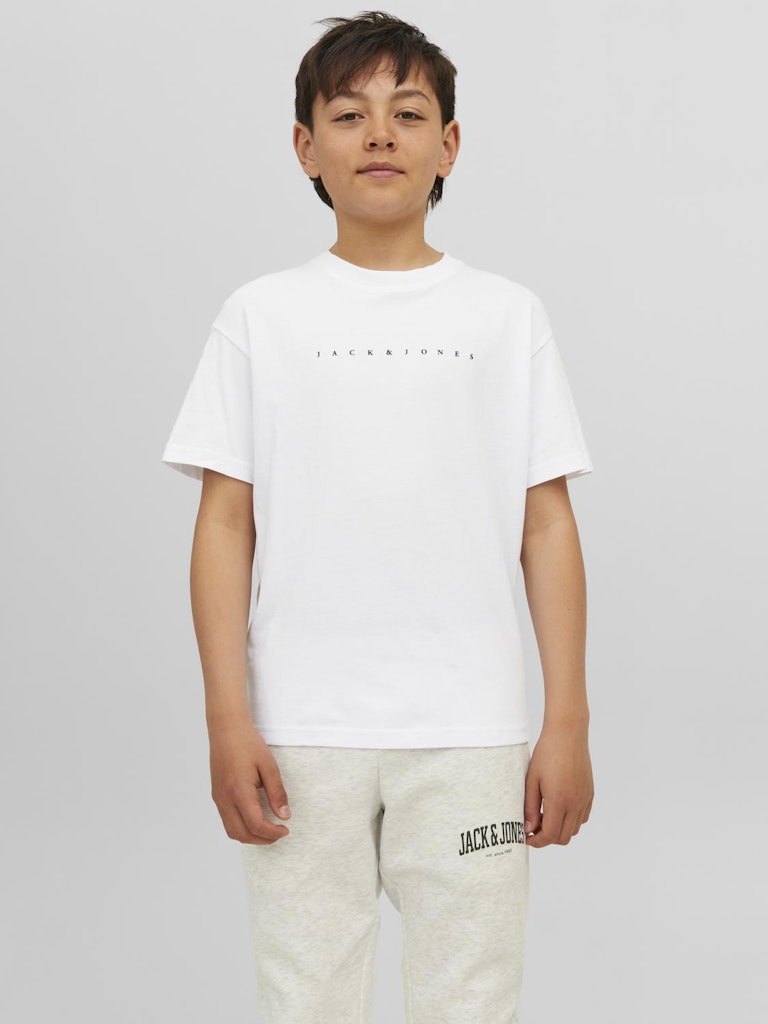 Jjestar Jj Tee Ss Noos Jnr - Wit