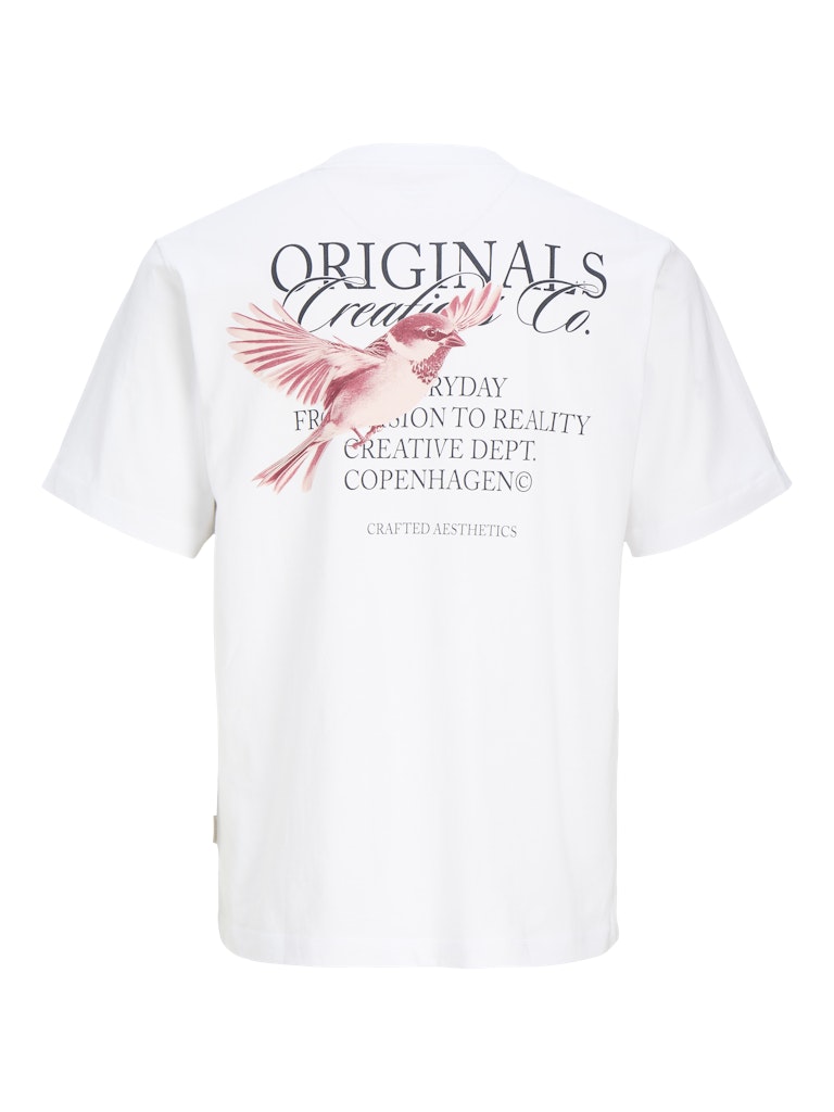 Jorcatskills Cut Out Tee Crew Neck Jnr - Wit