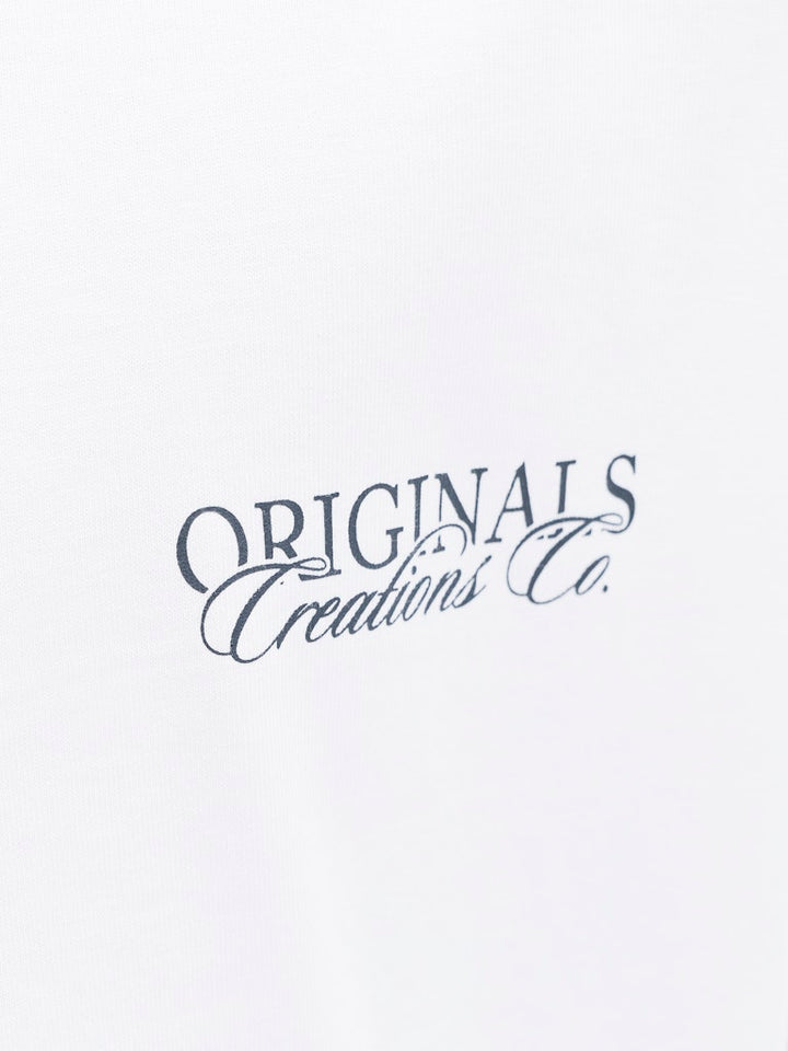 Jorcatskills Cut Out Tee Crew Neck Jnr - Wit