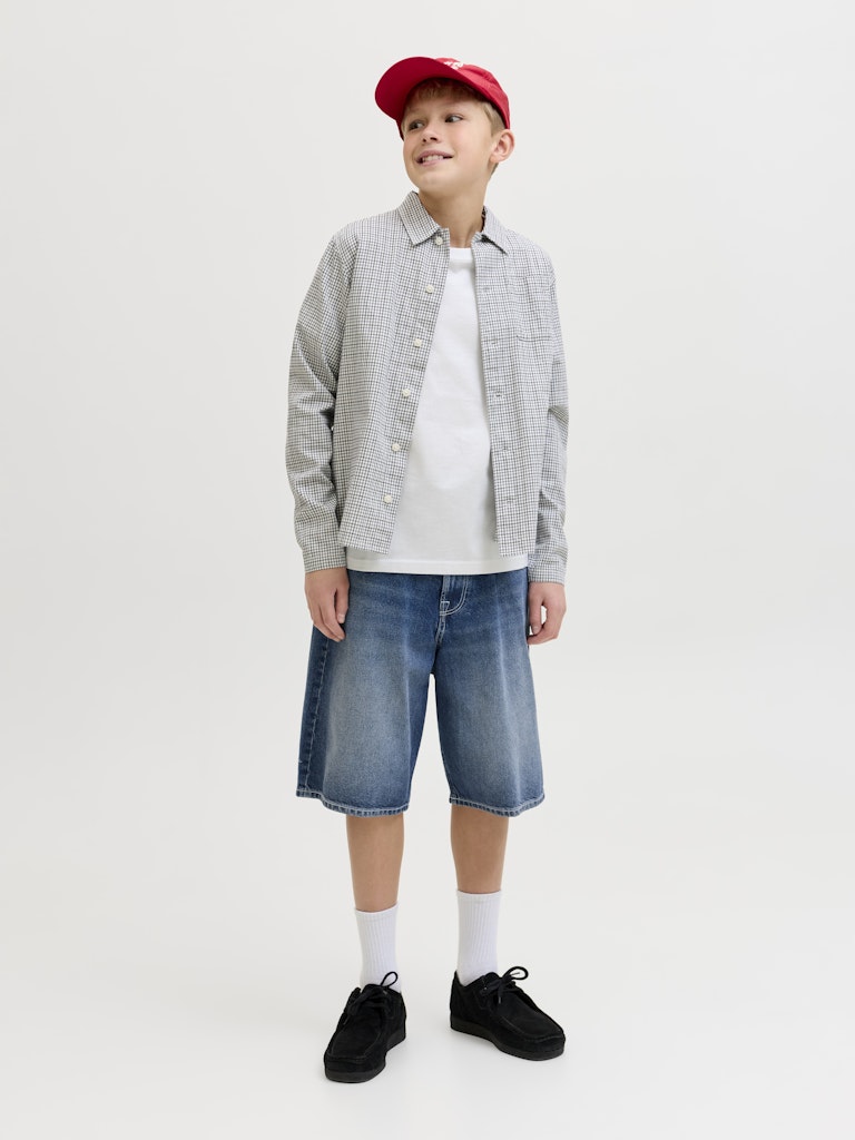 Jormontauk Photo Back Tee Ss Cn Jnr - Wit