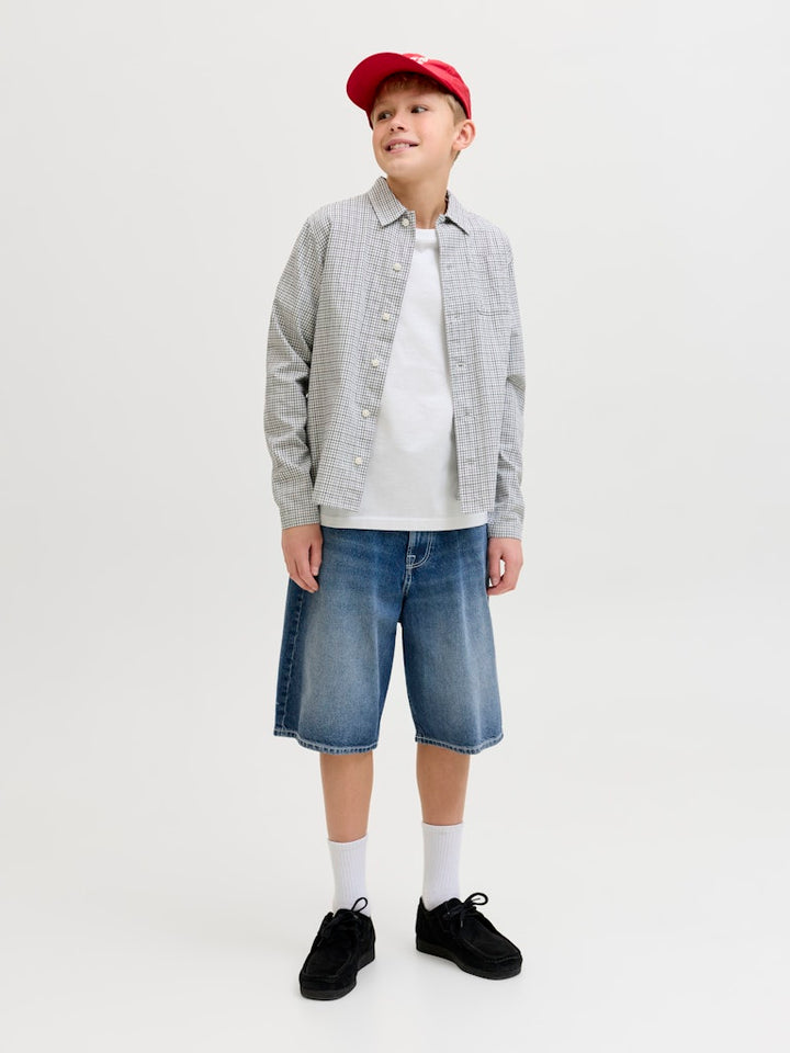 Jormontauk Photo Back Tee Ss Cn Jnr - Wit