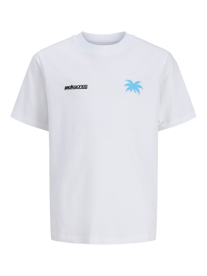 Jcoclub Back Imagery Tee Ss Cn Jnr - Wit