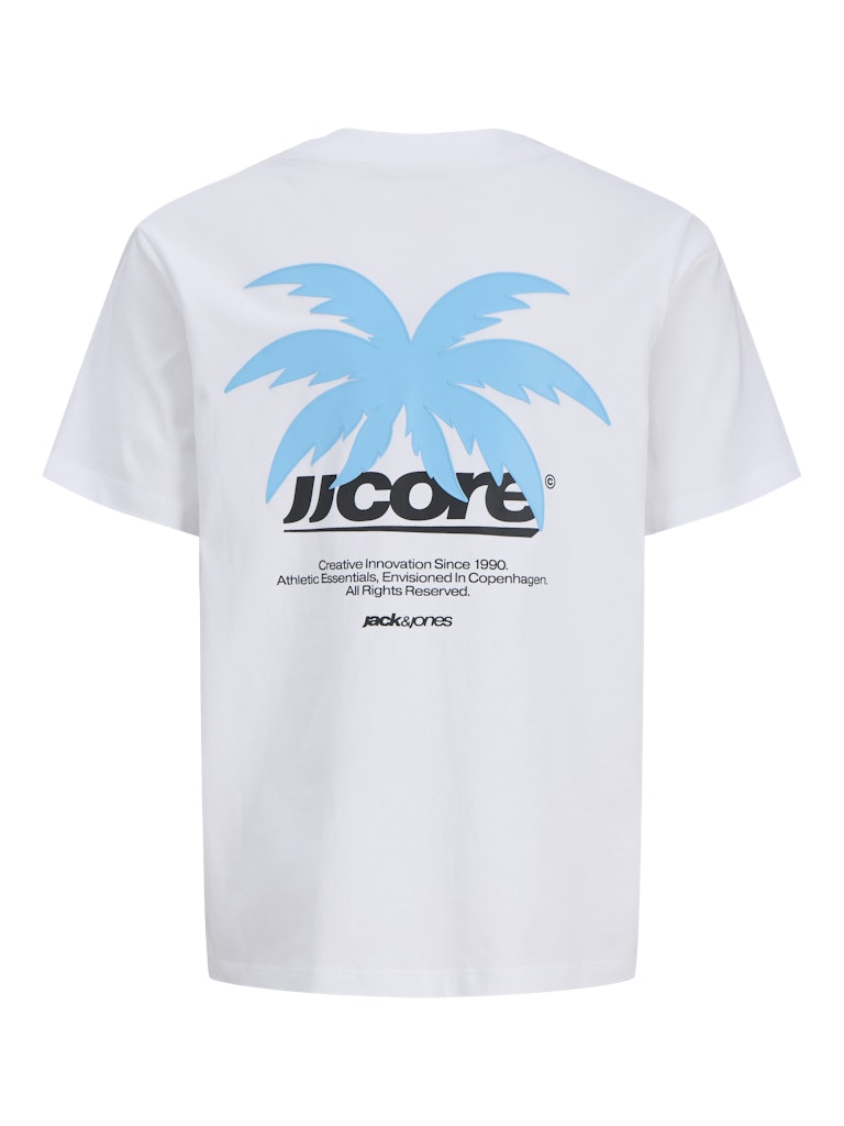 Jcoclub Back Imagery Tee Ss Cn Jnr - Wit