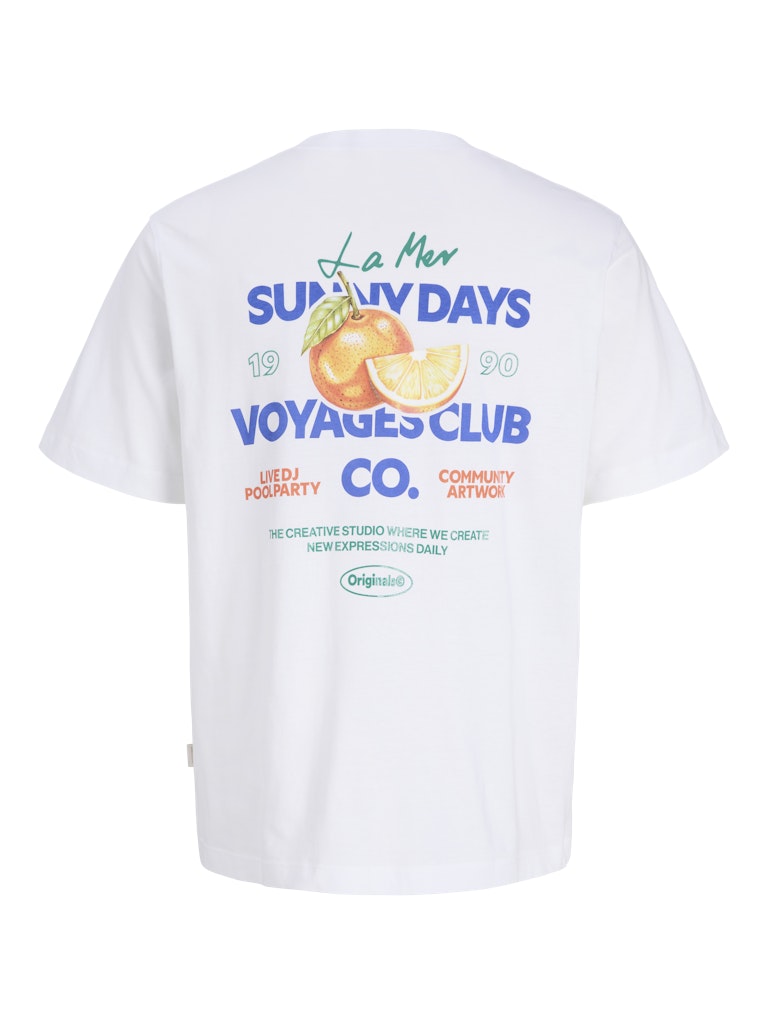 Jorriviera Vintage Poster Back Tee Jnr - Wit