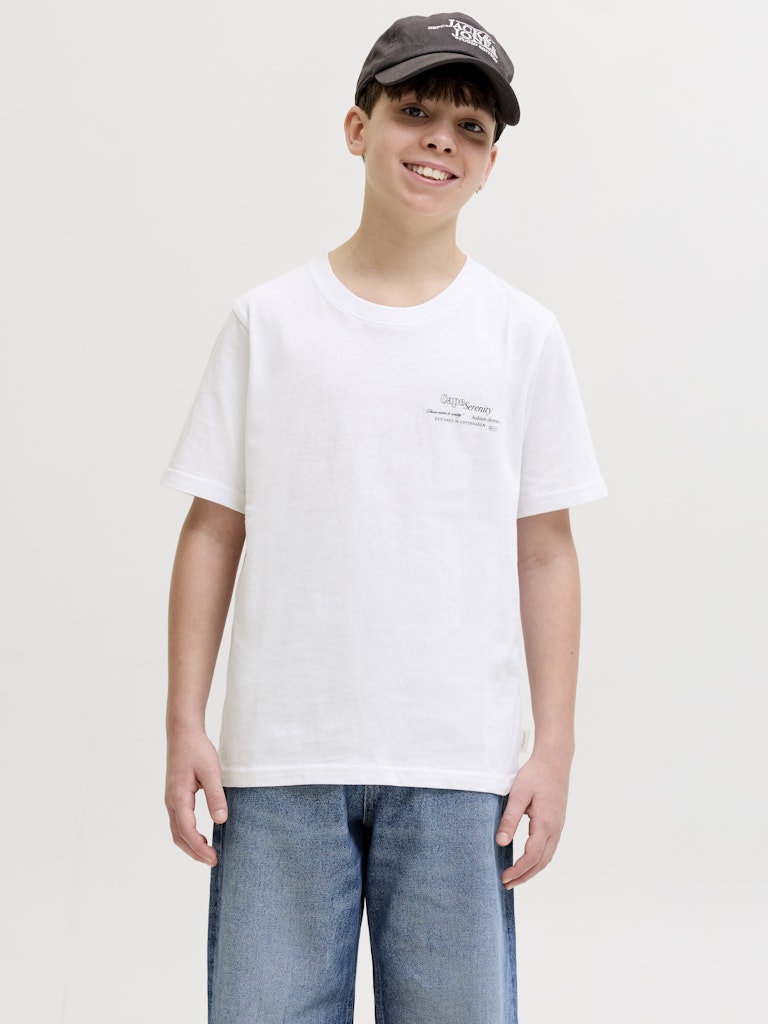 Jormontauk Back Graphic Tee Ss Ea26 Jnr - Off-white