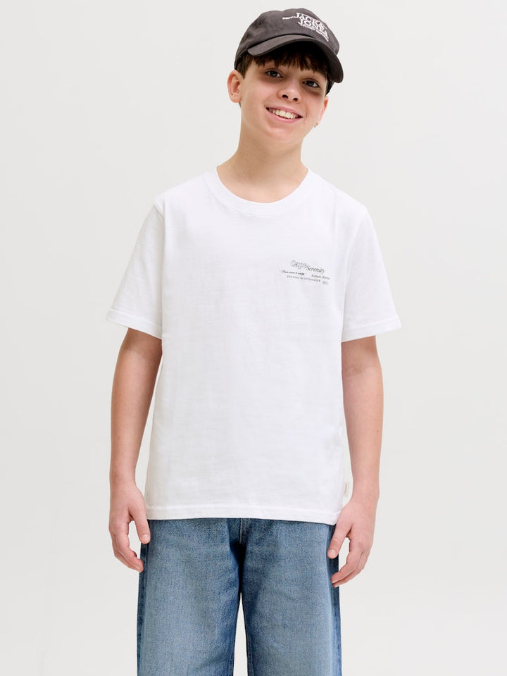 Jormontauk Back Graphic Tee Ss Ea26 Jnr - Off-white