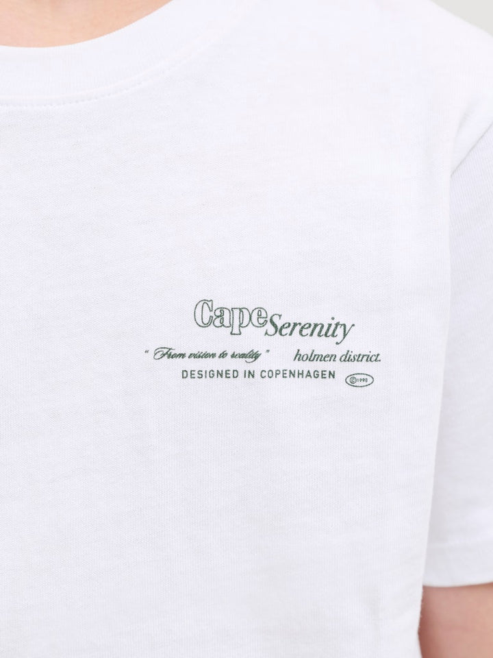 Jormontauk Back Graphic Tee Ss Ea26 Jnr - Off-white