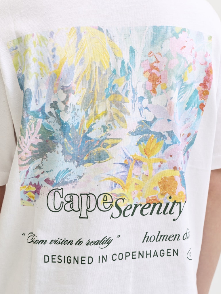 Jormontauk Back Graphic Tee Ss Ea26 Jnr - Off-white
