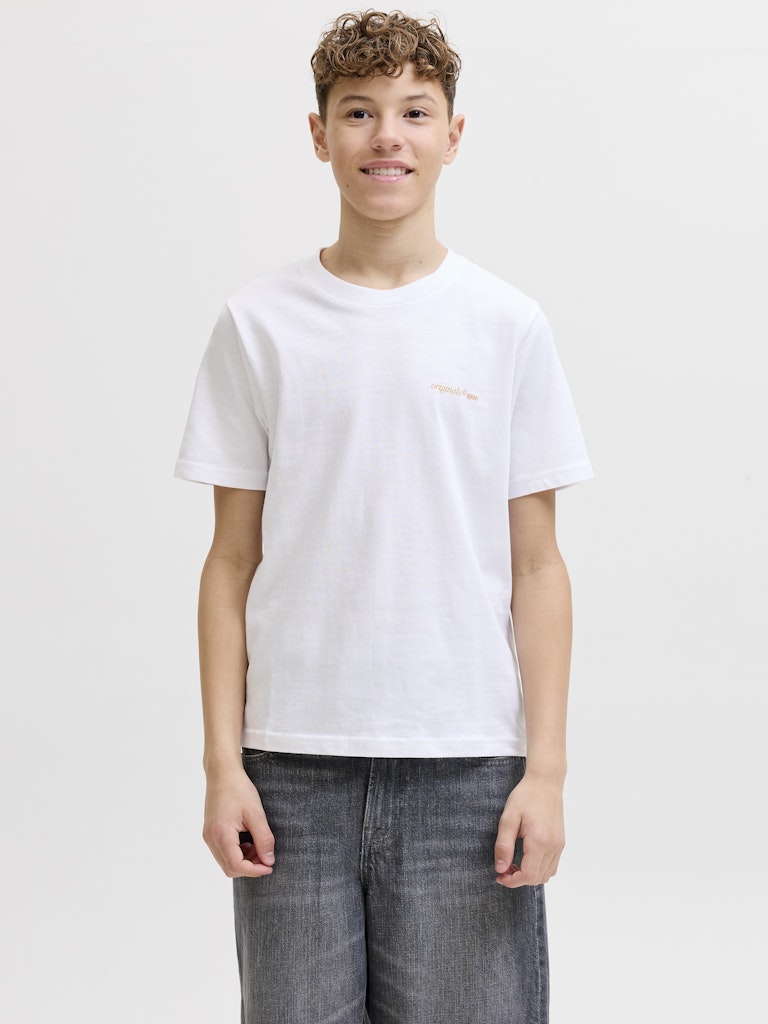 Jormontauk Back Graphic Tee Ss Ea26 Jnr - Off-white