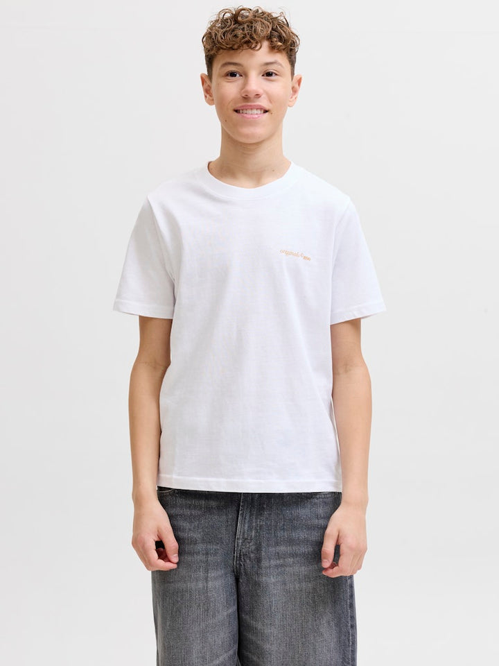 Jormontauk Back Graphic Tee Ss Ea26 Jnr - Off-white