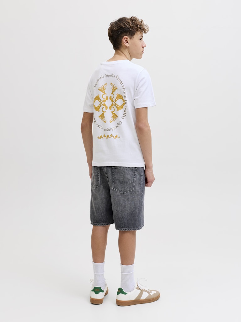 Jormontauk Back Graphic Tee Ss Ea26 Jnr - Off-white