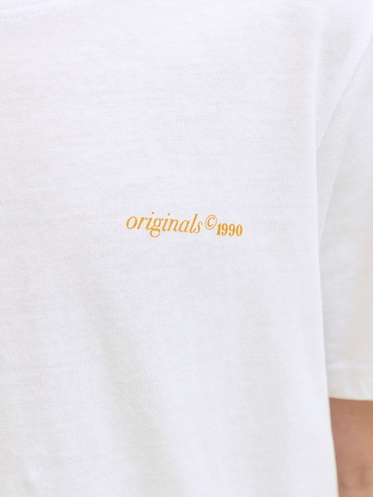 Jormontauk Back Graphic Tee Ss Ea26 Jnr - Off-white