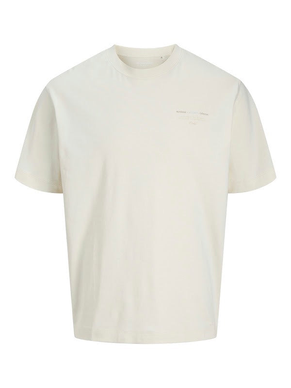 Jjeurban Edge Studio Tee Ss O-neck Jnr - Ecru