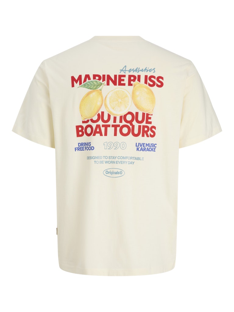 Jorriviera Vintage Poster Back Tee Jnr - Ecru