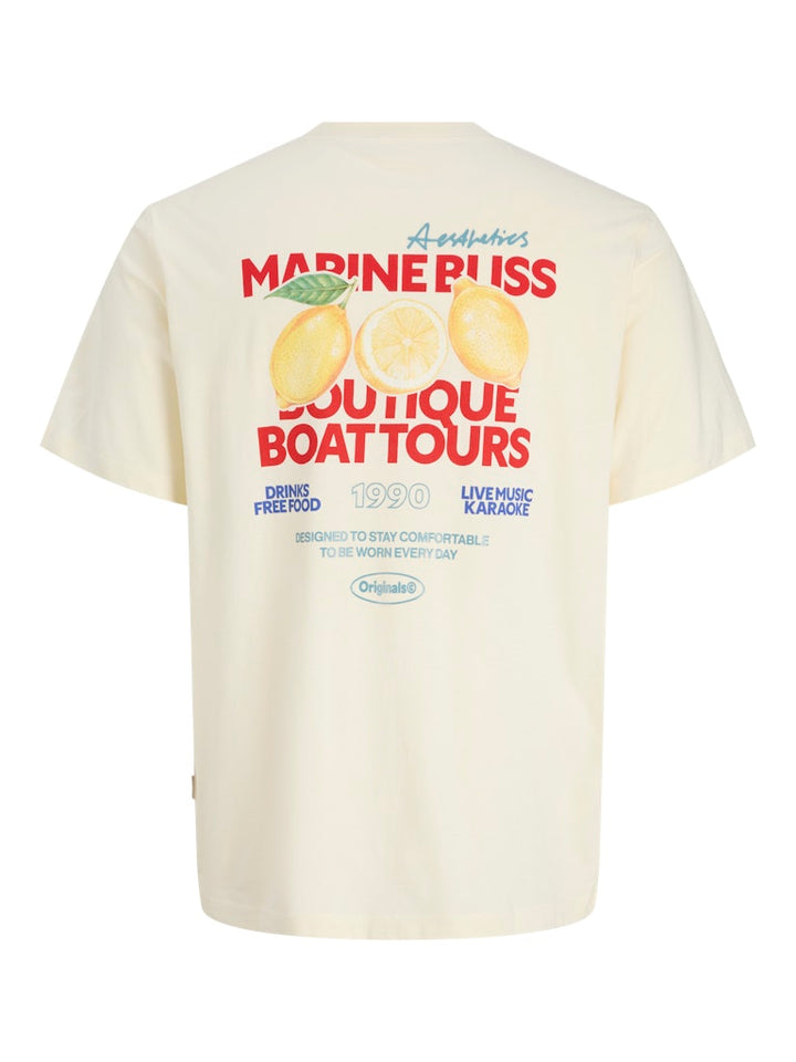 Jorriviera Vintage Poster Back Tee Jnr - Ecru