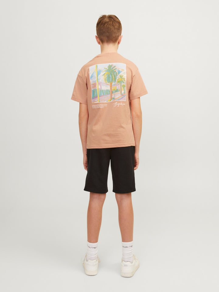 Joraruba Landscape Tee Ss Crew Neck - Oranje