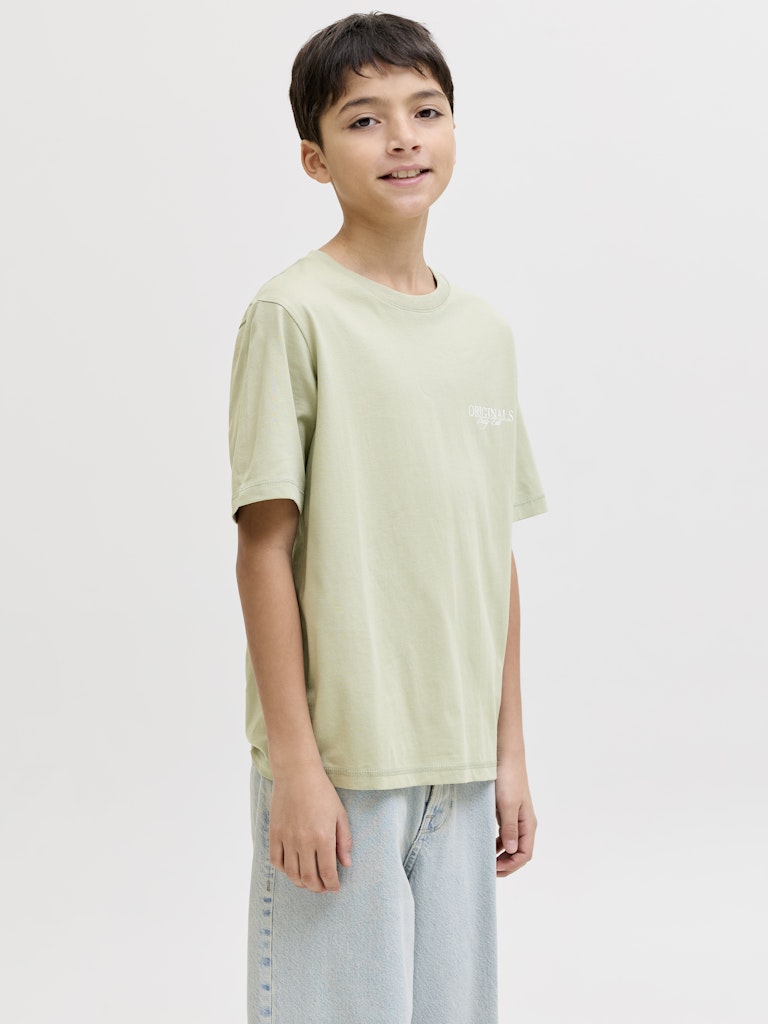 Jorcatskills Cut Out Tee Crew Neck Jnr - Olijf