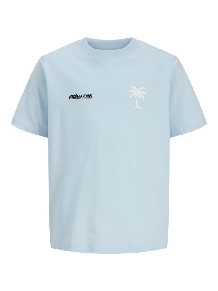 Jcoclub Back Imagery Tee Ss Cn Jnr - Lichtblauw