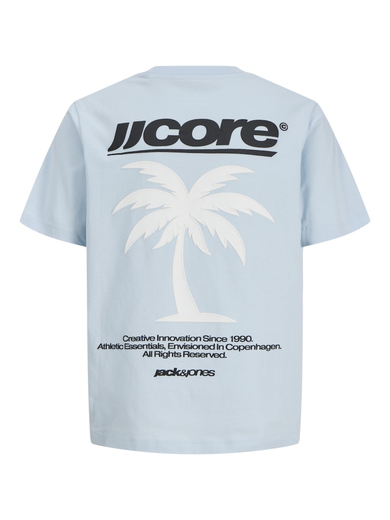 Jcoclub Back Imagery Tee Ss Cn Jnr - Lichtblauw