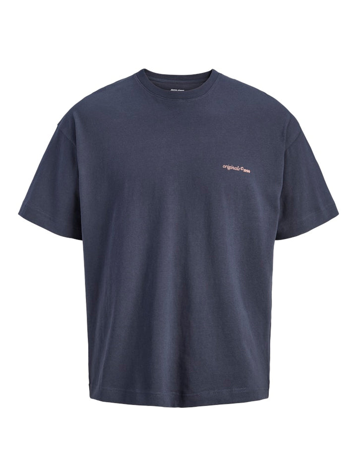 Jormontauk Back Graphic Tee Ss Ea26 Jnr - Navy