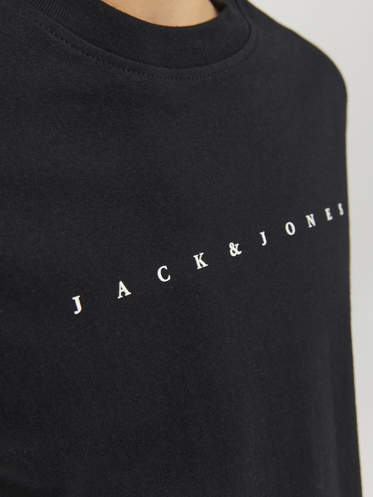 Jjestar Jj Tee Ss Noos Jnr - Zwart