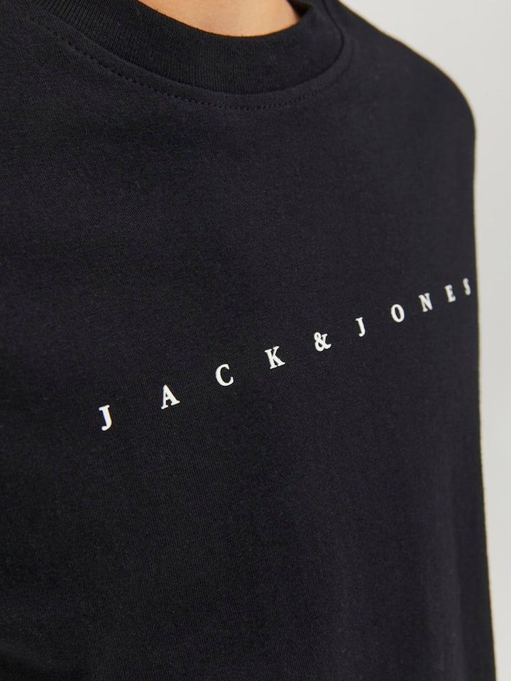 Jjestar Jj Tee Ss Noos Jnr - Zwart