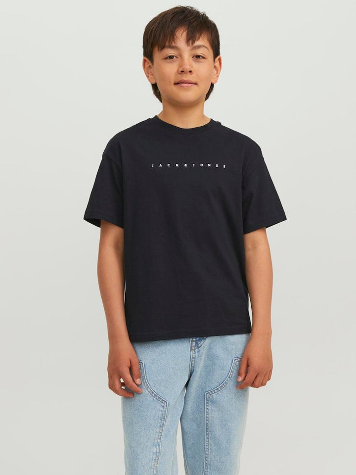 Jjestar Jj Tee Ss Noos Jnr - Zwart
