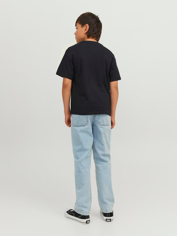 Jjestar Jj Tee Ss Noos Jnr - Zwart