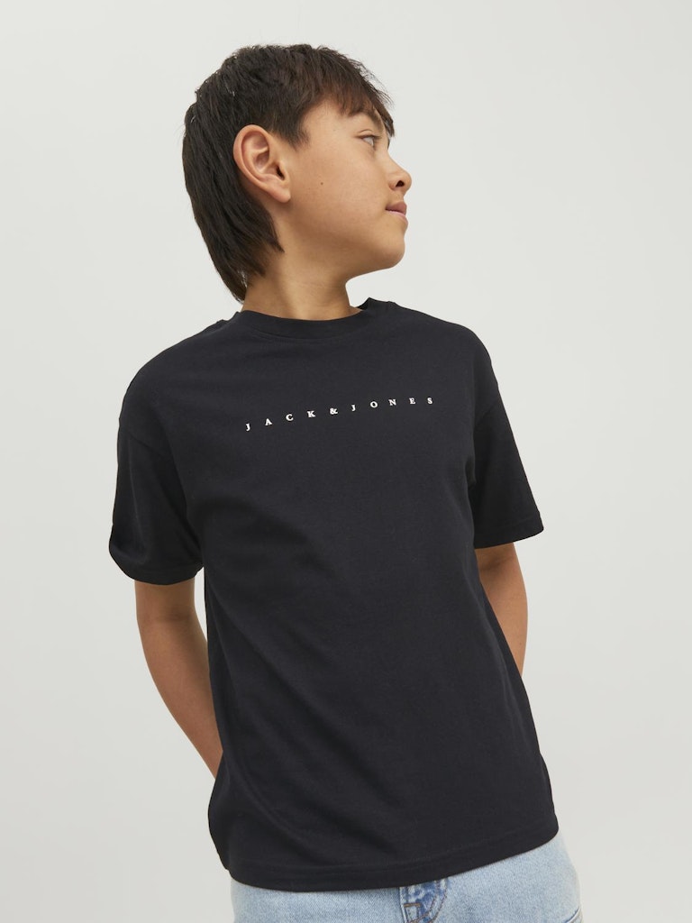 Jjestar Jj Tee Ss Noos Jnr - Zwart