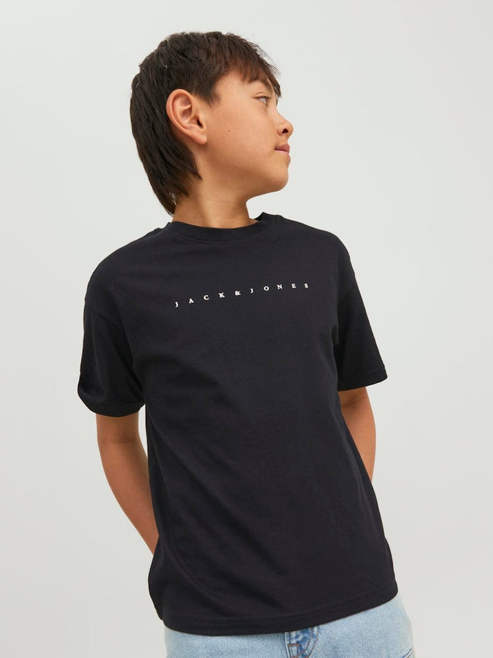 Jjestar Jj Tee Ss Noos Jnr - Zwart