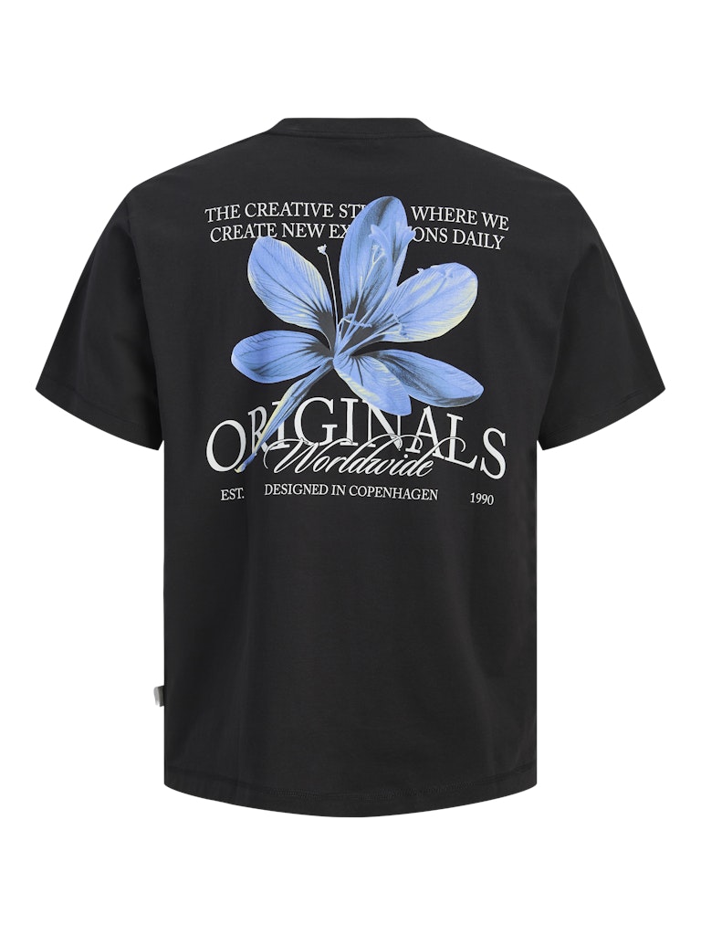 Jorcatskills Cut Out Tee Crew Neck Jnr - Zwart