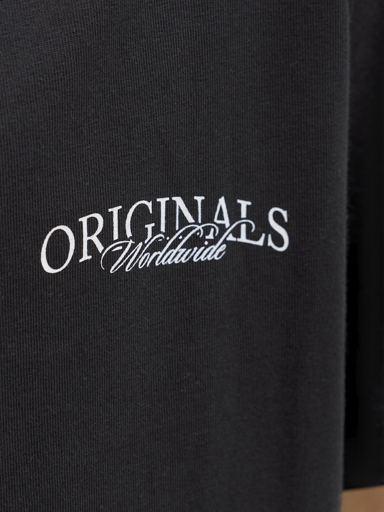 Jorcatskills Cut Out Tee Crew Neck Jnr - Zwart