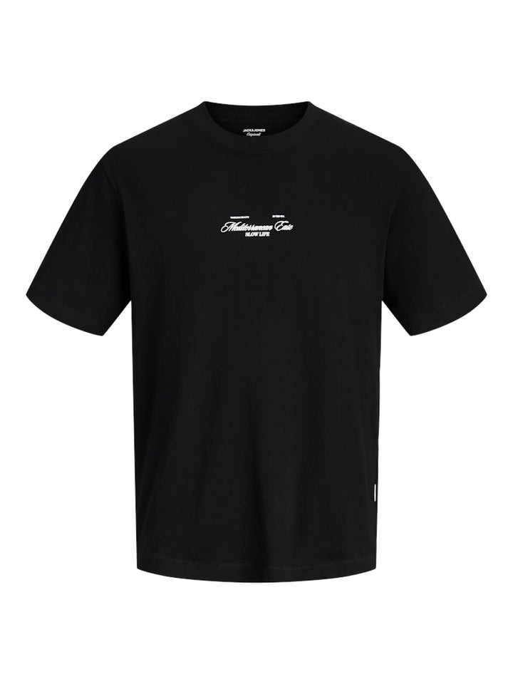 Jorcassis Photo Back Tee Ss Cn Jnr - Zwart