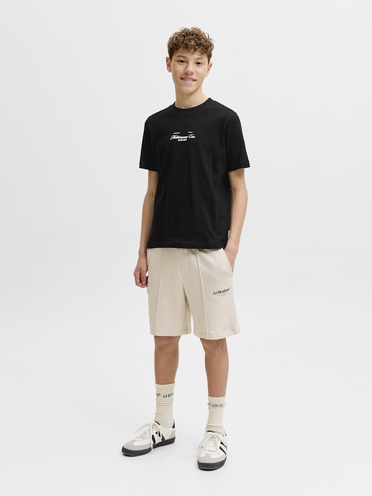Jorcassis Photo Back Tee Ss Cn Jnr - Zwart