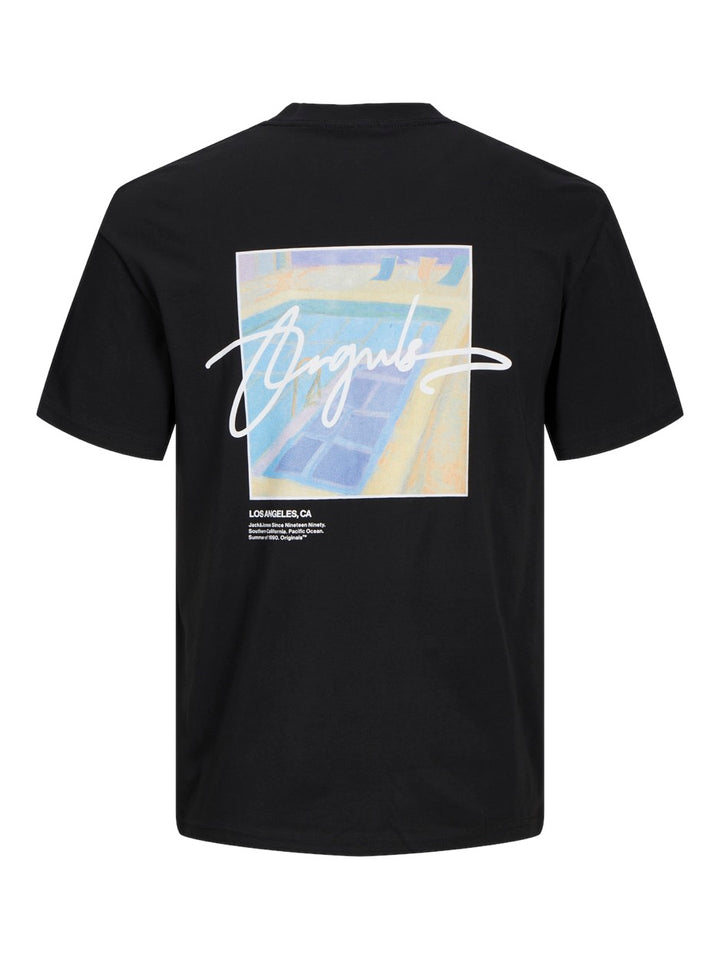 Joraruba Landscape Tee Ss Crew Neck - Zwart