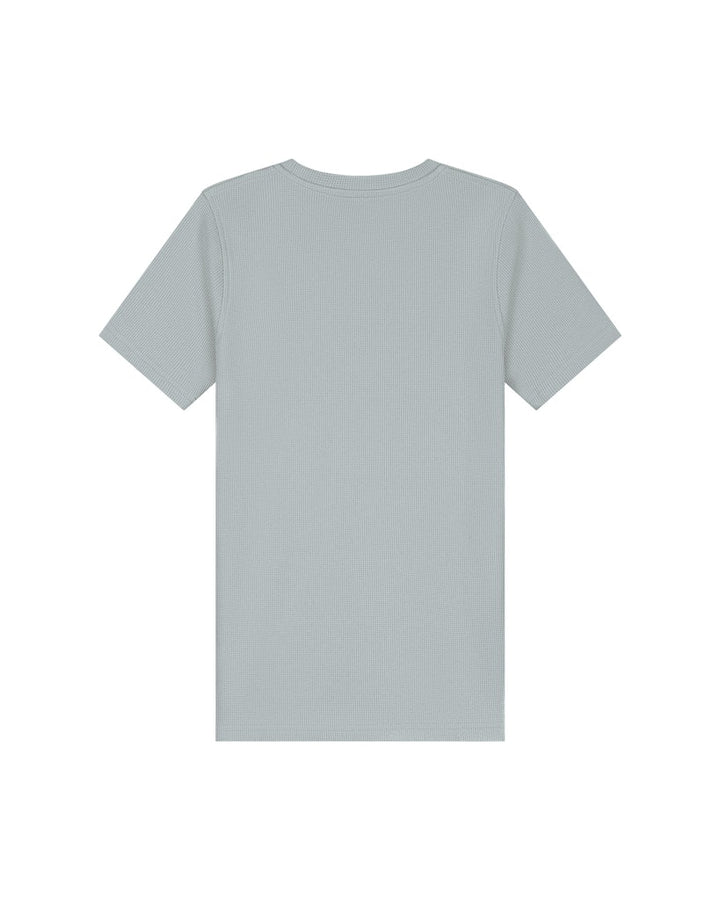 Wafel T-shirt - Lichtgrijs