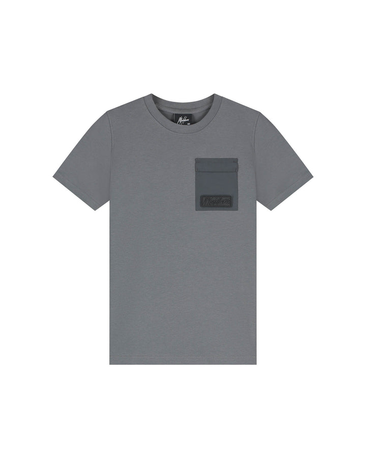 Nylon Pocket T-shirt - Antraciet