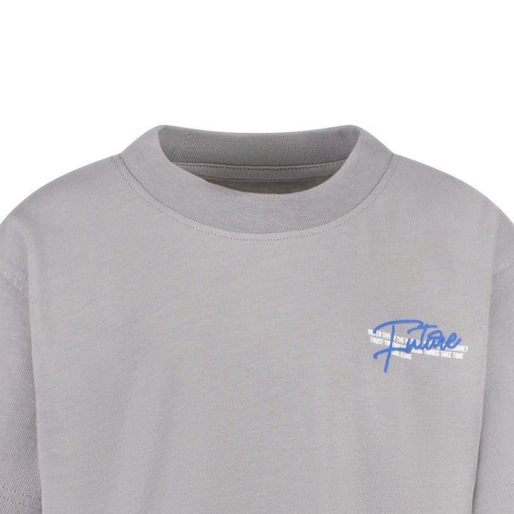Kids Feturo Ts Mid Grey - Grijs Melee