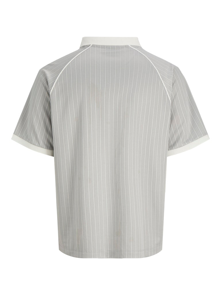 Jcoeterna Football Polo Ss Sa26 Jnr - Grijs Melee