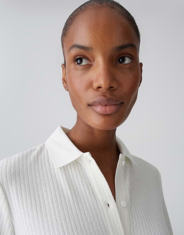 Opus Somelli t-shirt off-white – dames
